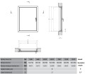 Drzwiczki kolankowe strychowe Fakro DWT + Listwy wykończeniowe U=0,6