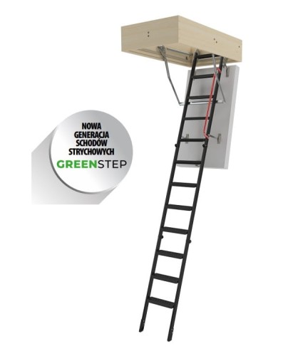 Schody strychowe Fakro LMT Super Thermo GREENSPTEP 0,48 W/m2K