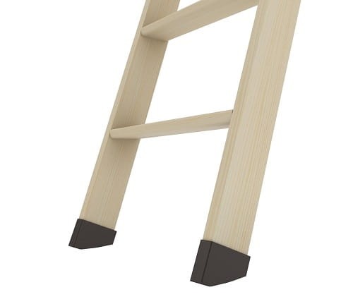 Stopki FAKRO LXS do schodów strychowych z drabinką drewnianą