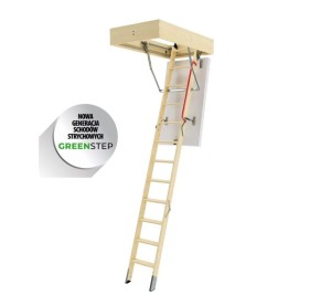 Schody strychowe Fakro LWE Energy Efficient 55x120/280 GREENSTEP 0,65 W/m2K